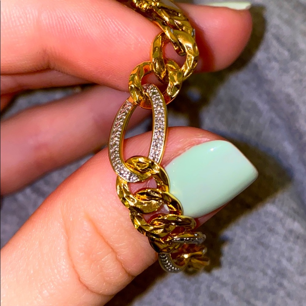 Faux Gold Chain Bracelet
